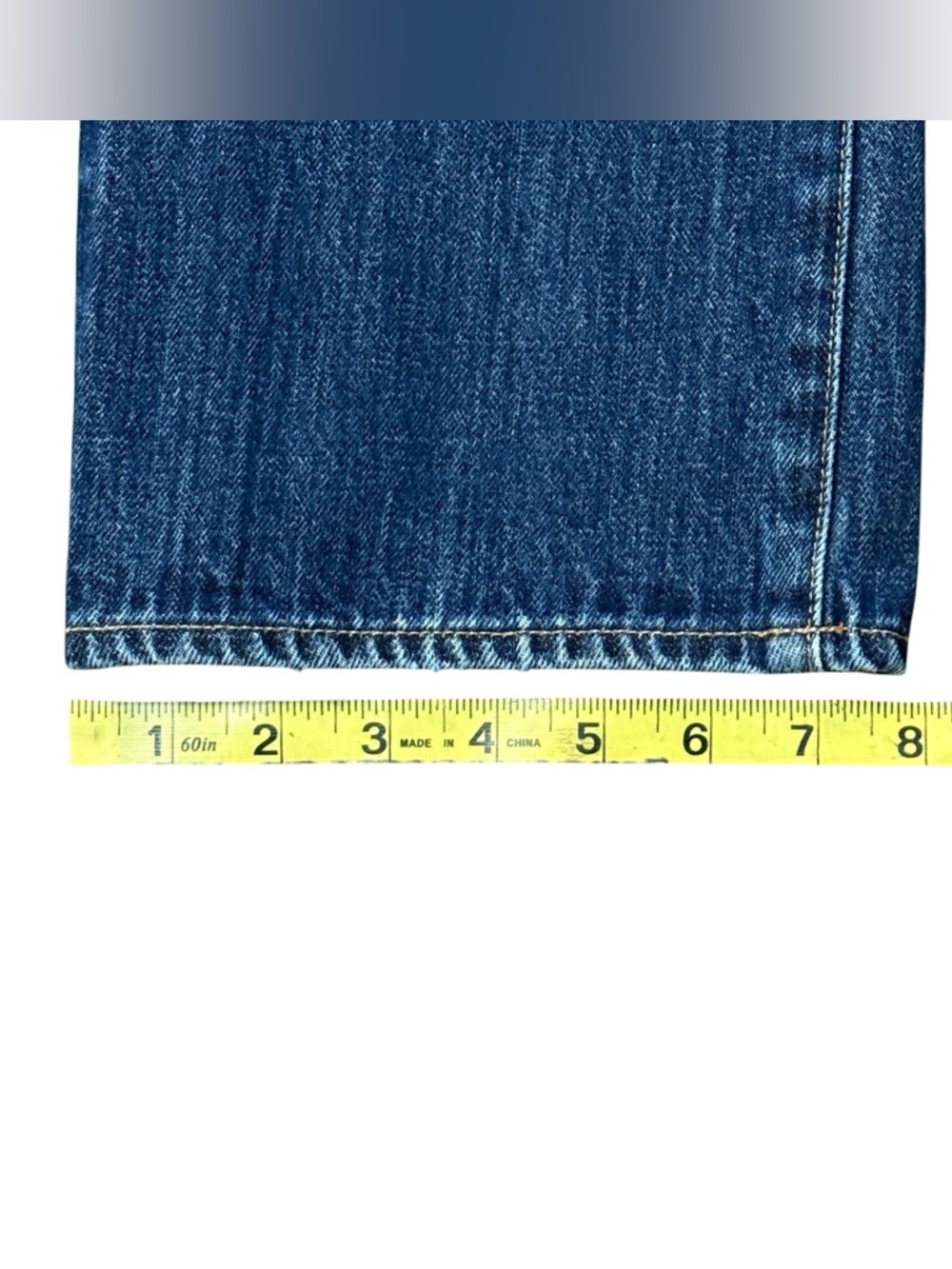 Tellason Men’s Ankara Straight Leg z Medium Wash Blue Size 31 x 29 - Picture 6 of 12